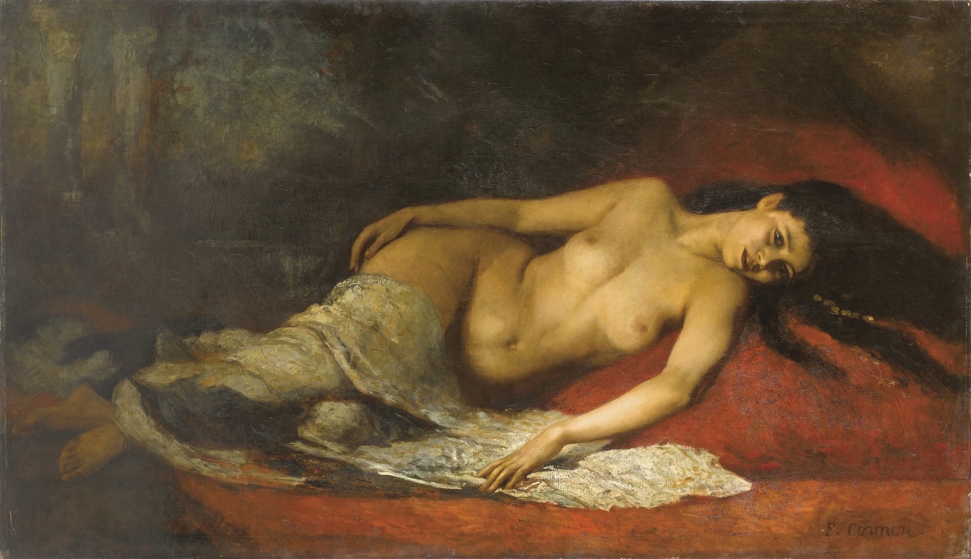 Giovane donna sdraiata, 1875